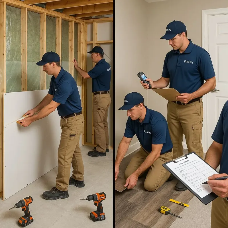 Repairs and Reconstruction process in Marion, AL